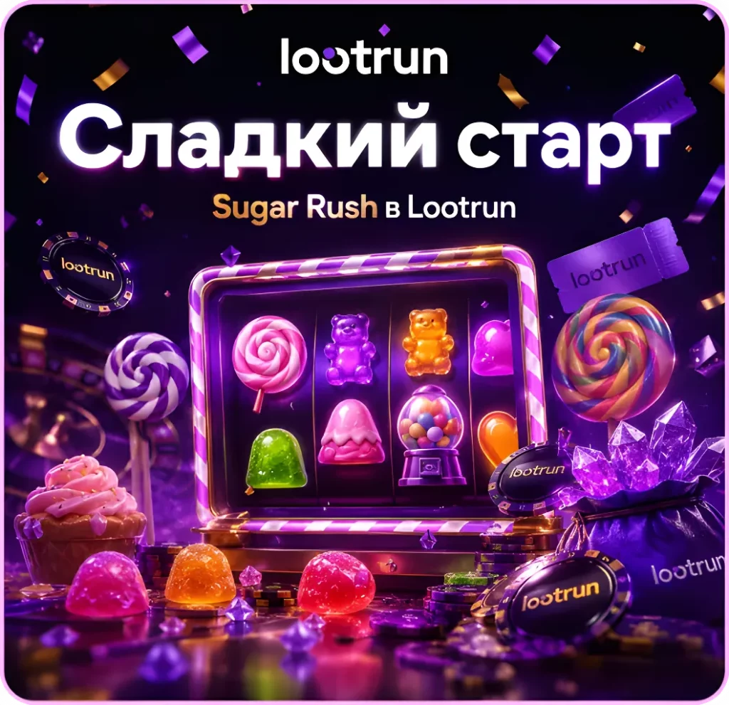 lootrun официальный доступ к слоту Sugar Rush
